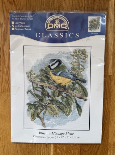 Dmc bluetit cross stitch kit - dmc,