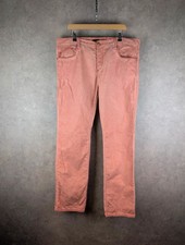 Cipo & Baxx Trousers Mens W38 L34 Regular Straight Coral Jeans Straight