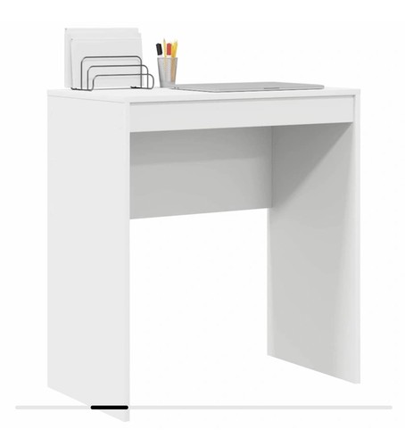 White writing desk 70x40x76cm - white,