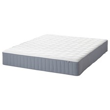 Super King Pocket Spring Mattress VÅGSTRANDA, medium firm/light blue