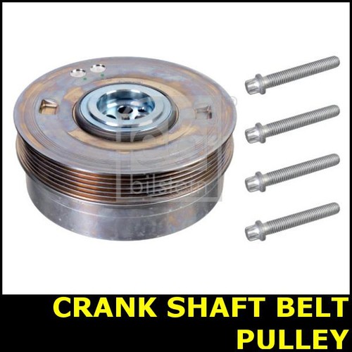 Crankshaft belt pulley - pulley, fits
