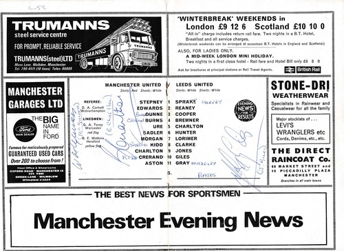 Signed programme manchester - signed,