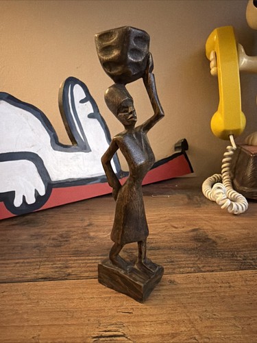 Vintage 80s hand carved - vintage,