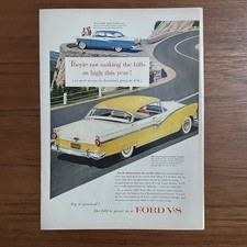 Vintage print 1956 - , ford