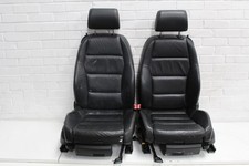 Audi A4 Cabriolet 8H B6 Black Leather Sports Front Seats 8H0881515C