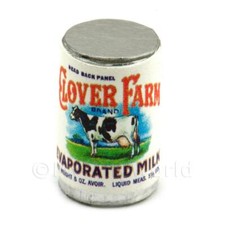 Dolls House Miniature Clover Farm Evaporated Milk Can (1920s)