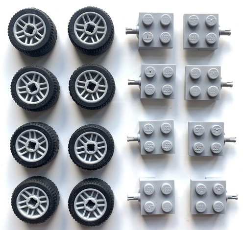 Lego wheels tyres axles - 8,