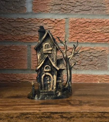Haunted house ornament - haunted,