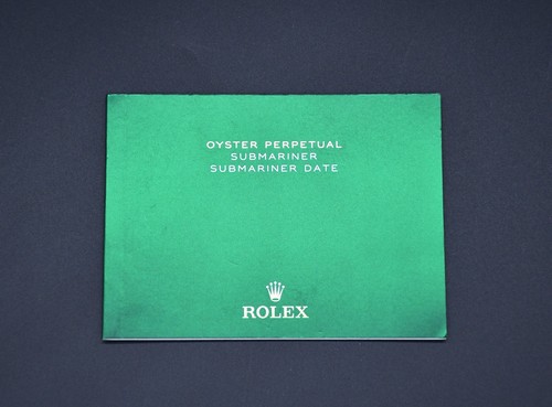 Rolex submariner booklet 2018 - rolex,