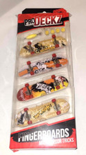 Pro Deckz Fingerboards 4x Bundle Pro Skateboards boxed