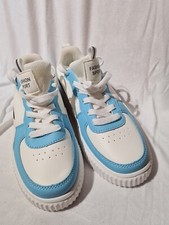 Fashion Sport Ladies Lace Up Trainers UK 6 Euro 39 Unworn Light Blue Mix...