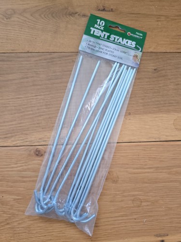 Tent pegs zinc plated - pegs,