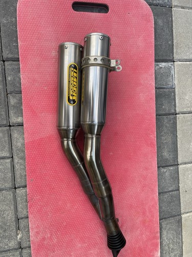 Harris twin pipe exhaust - twin, gsxr