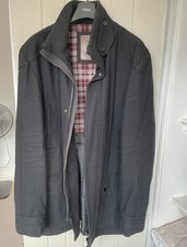 Next Gents Black Wool Blend
