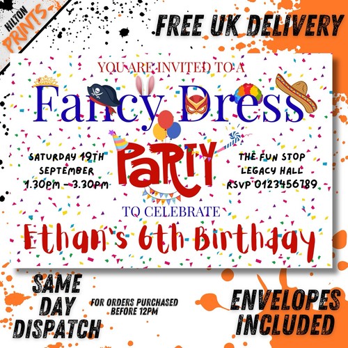 Personalised fancy dress - personalised,