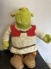 2007 Shrek Plush Doll Toy Macy's USA 18” (Talking But Does Not Talk Anymore)