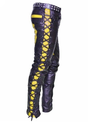 Mens real leather biker - mens,