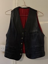 Womens Leather Vest Size 8
