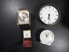 4 x Vintage Clocks Spares or