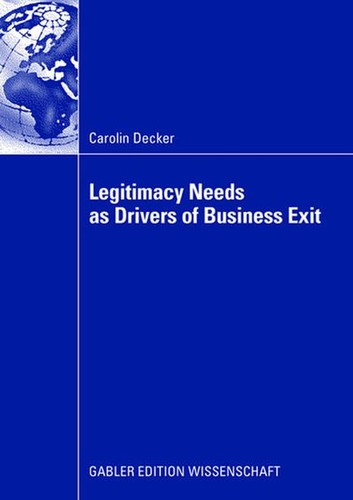 Legitimacy needs drivers of - needs,