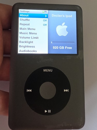 Ipod classic 7th gen - 7th, mod