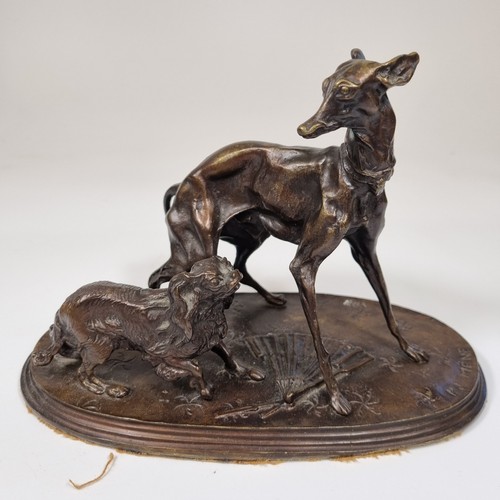 Vintage bronze sculpture - bronze,