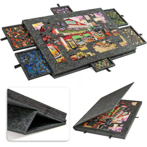 1000 piece puzzle board with - piece,