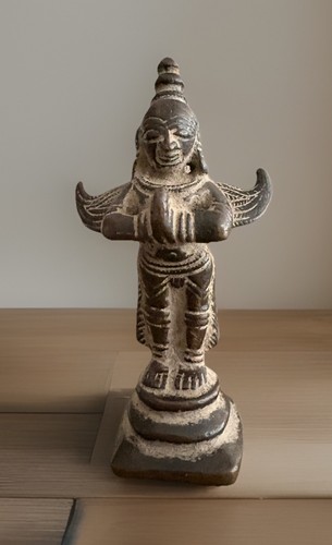 Brass garuda idol statue - brass, hindu