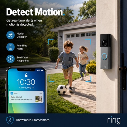 Ring doorbell battery video - video, 2k