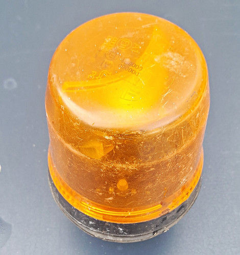 Amber warning beacon untested - amber,