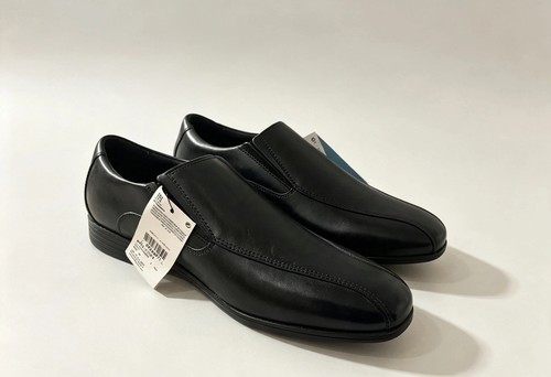 Black leather slip - black,