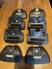 Used Thule traditional roof bars (120cm) plus 753 rapid system foot packs