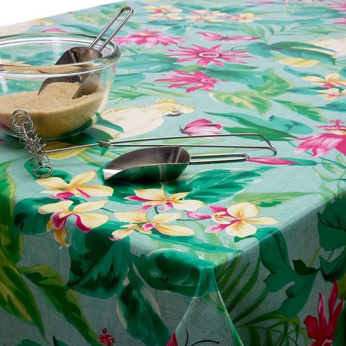 Summer green tropical birds - tropical,