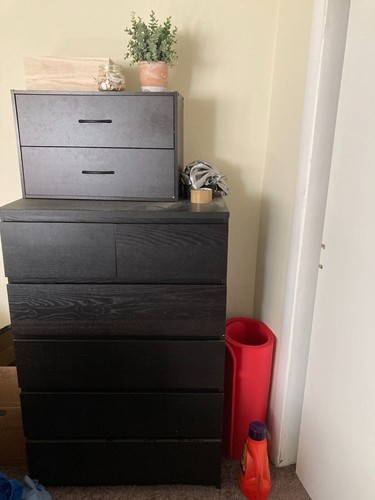 Used oak armoire wardrobe - , ikea