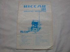 riccar RL330 OVERLOCKING