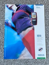 Rare Vintage 2002 UK Magazine Advert Picture Nokia 5210 Mobile Cell Phone Ad