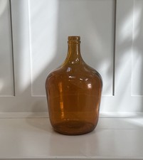 Orange Glass Decorative Vase