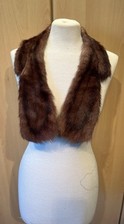 Vintage Real Fur Tippet Shawl