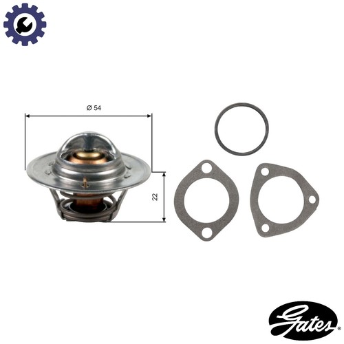 Thermostat coolant th12782g1 - thermostat,