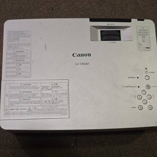 Canon 7292m projector - canon, lv-7292m