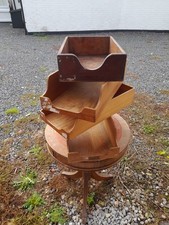 4 Vintage Storage Trays. Mixed Sizes