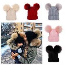 New Pure color Warm Ski Beanie