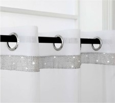 LAS VEGAS Eyelet Voile Glitter