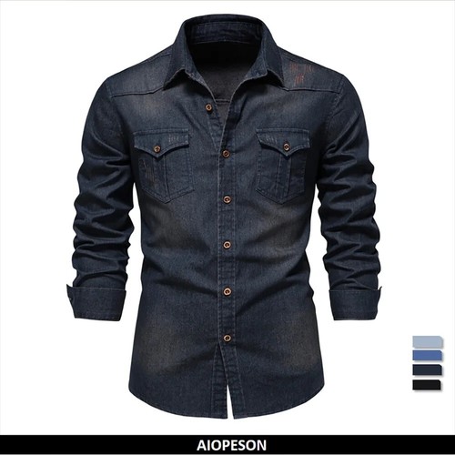 Slim fit casual shirt elastic - fit,