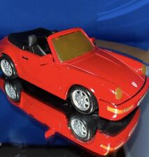 Vintage rare Corgi Porsche 911 Carrera 4 Red Electronics 1991 Die-cast 1:24.