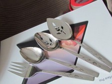 4 Serving Spoons Fork