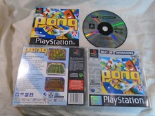 Pong PS1 (COMPLETE) arcade Atari Infogrames Sony PlayStation classic rare