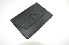 Rotating Black Leather Case