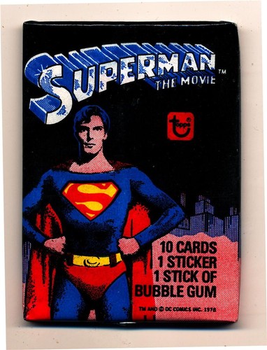 1978 topps superman the movie - 1978,