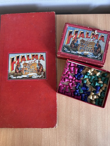 Vintage halma board game - halma,